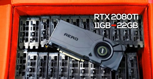 NVIDIA GeForce RTX 2080 Ti modded with 22GB memory hits eBay for $500, ready for AI workloads