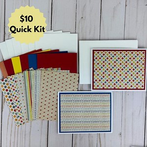 Basic Card Making Kit for Adults to DIY Greeting Cards, Card Making Supplies Craft Kit to Make Your Own Primary Colors Beginner Cards - Etsy
