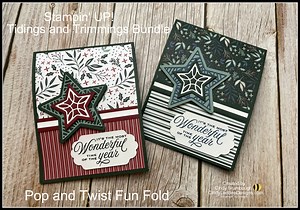 Stampin’ UP! Tidings and Trimmings Bundle Twist and Pop Video Tutorial