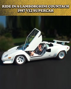 174K views · 10K reactions | Ride in a Lamborghini Countach 1987 V12 Supercar | My Car Story With Lou | Facebook