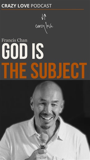If you’re being honest, how much of your life do you prefer to have control? Most of us would probably say a good portion. In this week’s teaching, Francis Chan reminds us of the plan that God put into motion before the foundation of the world and how He chose us to be the objects of His grace. Listen to the full message “God Is the Subject (Ephesians Pt. 3)” on the Crazy Love Podcast: https://www.crazylove.org/podcast | Crazy Love