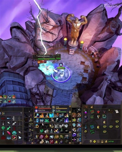 Magic rotation with Tumeken RS3. #runescape #runescapelive #runescape3