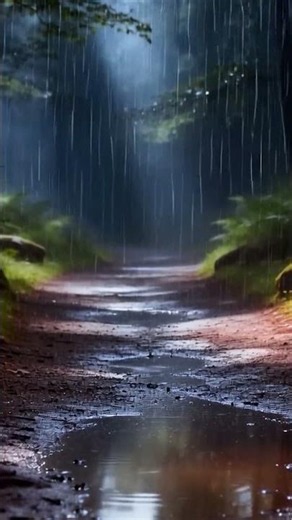 You're Walking Through a Rainy Forest at Night 🌧️