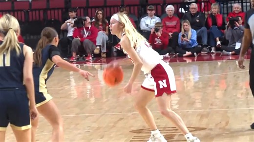 Nebraska WBB cruises past Oral Roberts 103-58 to move to 5-0 as Britt Prince drops a career-high 30 points. The sophomore standout shot 13-of-18 and added 5 boards and 4 assists. 11 Huskers scored in the blowout at PBA. #huskers #cornhuskers #gobigred #nebraskabasketball | NTV News