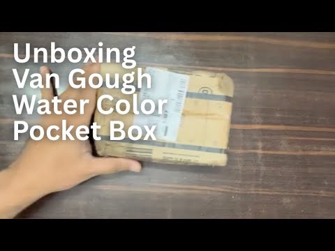 Unboxing of Van Gogh Watercolor Pocket Box #Unboxing #VanGoghWatercolors #ArtSupplies