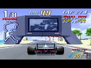 F-1 Grand Prix Star II - Jaleco Driving Games Hardware - Australia Course - McLaren - Full Race