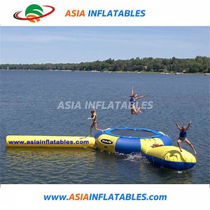[Hot Item] PVC Water Trampoline Large Inflatable Water Park Trampoline for Adults