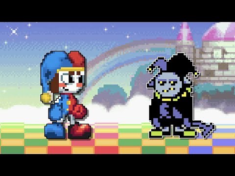 Pomni vs Jevil! The Amazing Digital Circus vs Deltarune Animation