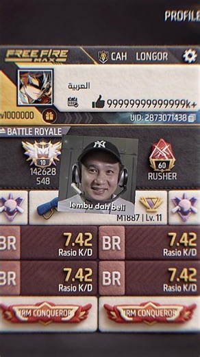 JEDAG JEDUG FF DJ LEMBU DAH BELI DAH BELAH 💫🎧😈😎#jedagjedugff #freefire #jedagjedug #top1jedagjedugff