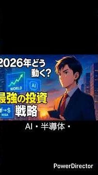 2025年の投資環境を総まとめ！2026年は“攻め×守り”のバランスが重要に。投資戦略をわかりやすく解説。#投資 #新NISA #資産運用 #AI投資 #株式投資 #投資初心者 #2026年予測