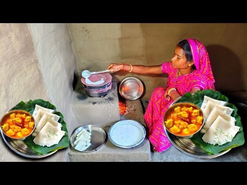Village style CHILKA ROTI RECIPE | Chilka Roti Made on Cloth | Traditional Recipe | Helthy & soft 🌄