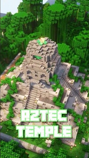 I Build An Aztec Temple in Survival Minecraft!