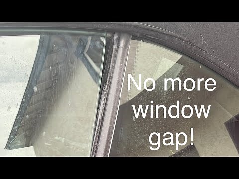 2015-2023 Mustang Convertible- Eliminate the Window Gap