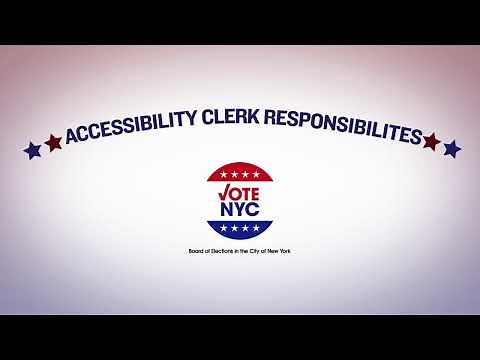 Accessibility Clerk Responsibilities