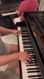 Cameron Cody and Daniel J. Fenn (on the upright) play “The Easter Parade”. | Cameron Cody