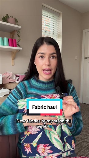 A little haul of the fabrics I bought this week! Sewing patterns by me coming soon eek! 🧵✨ #sewing #dressmaking #fabrichaul