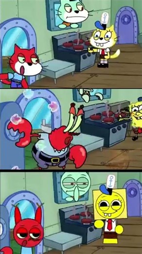 FNF SpongeBob vs Mr. Krabs Rap Battle - Friday Night Funkin' Mod #fnf #spongebob #shortsviral
