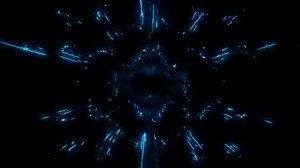Abstract audio visualizer meter