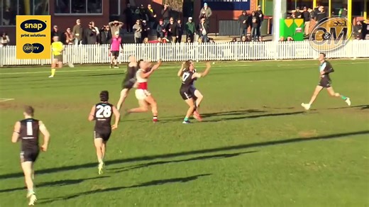 Simon Curtis kicks a beauty after the siren