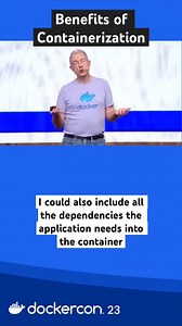 1.3K views · 12 reactions | Here's how to stuff monolithic applications into a container. See the full talk: https://bit.ly/3R6fiD4 | Docker | Facebook