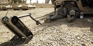 War robots and the 2014 World Cup – defenders off the field