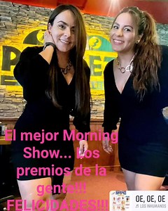 LAS SOCIAS,( SHILA Y SHAVY) ...GANADORAS DEL MEJOR MORNING SHOW... EN PREMIOS LA GENTE..GRACIAS A TODOS USTEDES HOY SON UNAS GANADORAS, GRACIAS GENTE LINDA!!! FELICIDADES A LAS SOCIAS DE LA PODEROSA 107.5 FM!!! | La Poderosa 107.5 FM