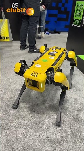 Boston Dynamics SPOT the Yellow Robotic Dog CES 2023