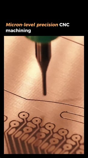 Star AI | Navigate the Stars of AI on Instagram: "Micron-Level Precision: When PCB Manufacturing Becomes Art A stunning close-up reveals CNC-machined PCB traces at microscopic scale - copper pathways mere microns wide, routed with surgical precision across circuit boards. It's functional engineering that's accidentally beautiful, where physics and manufacturing excellence meet at dimensions barely visible to the naked eye. 👉If you want more the freshest Tech/AI news and insights then please, fo