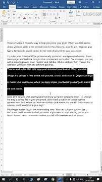 How to change line spacing in Microsoft Word