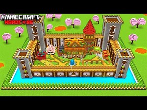 I Built The SAFEST VILLAGE in Hardcore Minecraft!!