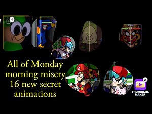 All of Monday morning misery’s 16 new secret animations