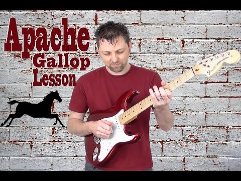 Apache - Gallop Lesson - Hank Marvin & The Shadows Tutorial