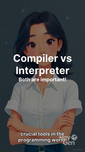 Compiler vs Interpreter 🤔 Why Code Runs Line by Line? | Programming Explained #like #subscribe