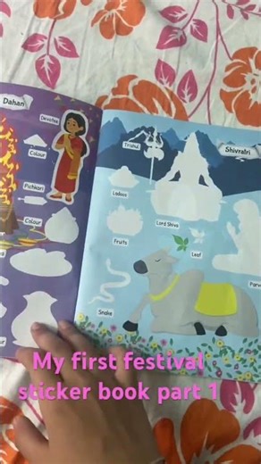 My first festival sticker book part 1 🥰😍☺️