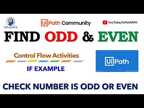 Find Odd Even Number in UiPath | If Activity Example | UiPath RPA Tutorial in Hindi | UiPath RPA