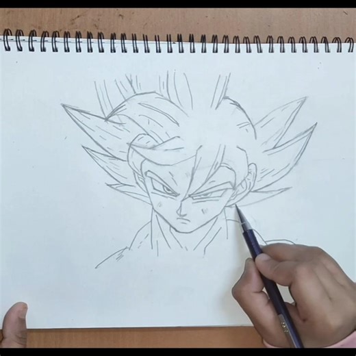 How To Draw Goku MUI | Step By Step | Dragon Ball I HR Art Studio #drawing #eren #drawingtutorial