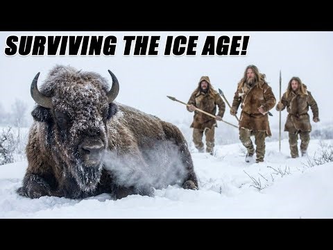 12,000 YEARS AGO HOW DID PEOPLE SURVIVE DURING THE ICE AGE?
