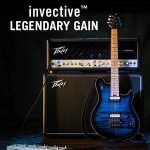 Now at Ron's Music, the high-gain amp made to maximize your pedalboard. The Invective delivers powerful tube tones, while also including a killer clean. Click to learn more | Peavey Electronics