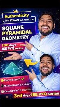 Square Pyramidal Geometry | VSEPR Trick | JEE NEET Square Pyramidal Geometry, Chemistry Trick, viral
