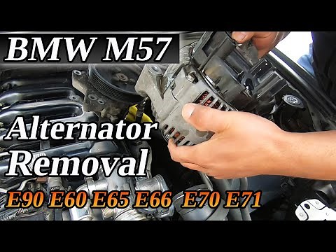 BMW 330d 530d 730d Alternator Removal