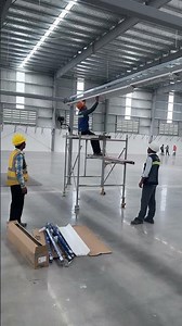 Check arranges and alignment for assembly line Lighting #siteoffice #building IMG 2963
