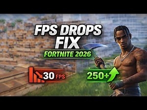 Fortnite Fix FPS Drops, Stuttering & FPS Boost (2026 Guide)