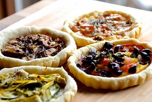 Savoury Tarts - Weekend at the Cottage