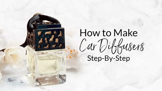 How to Make a Car Diffuser with Fragrance Oil - Step by Step
