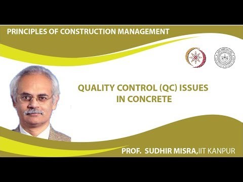 Quality control (QC) issues in concrete