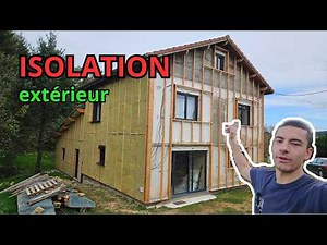 ISOLATION EXTÉRIEUR enfaîte c'est facile! (Ossature bois, laine de roche )