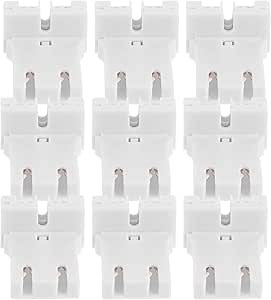 30 Pcs Non-Shunted T8 Fluorescent to Led Conversion Socket Holder, Plastic Light Adapter for Led Tube Lamps