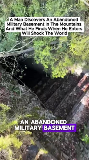 A man discovers an abandoned military basement in the mountains and what he finds when he enters will shock the world#fyp #foryou | NewYork-VR | Facebook