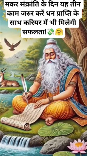 मकर संक्रांति के दिन यह काम करने से धन प्राप्ति के साथ करियर में मिलती है सफलता🤗 #motivation