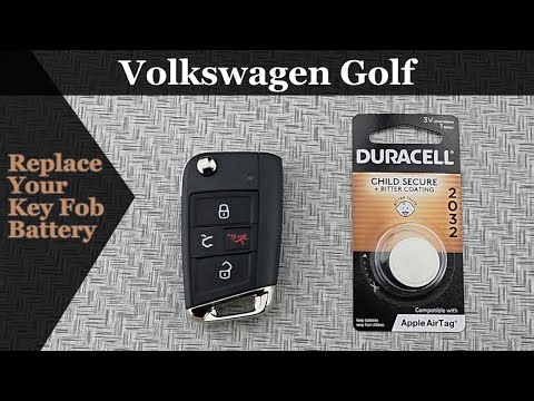 How to DIY Replace or Change a 2018-2020 Volkswagen Golf Key Fob Remote Battery